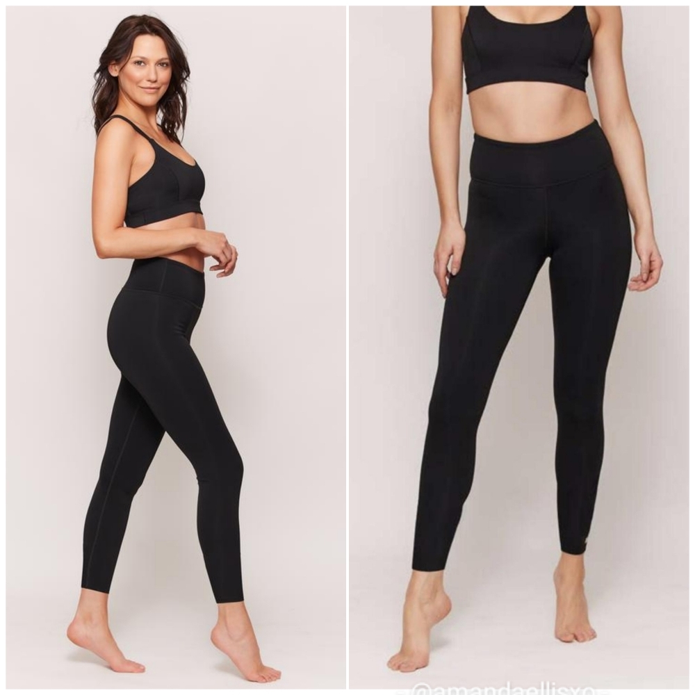AUrum Petite Core Full Length High Rise Leggings Tights Shapewear